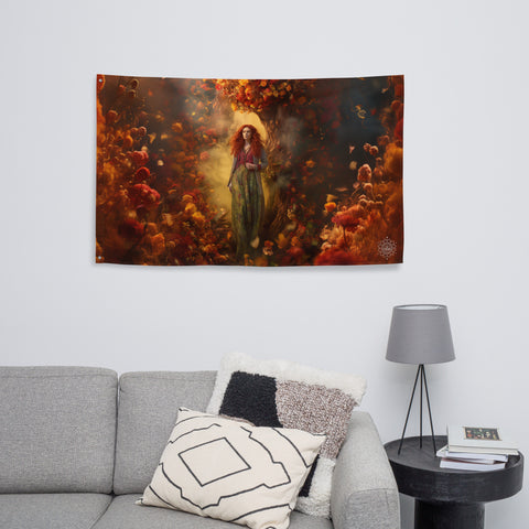 Brigid Goddess Flag Wall Art