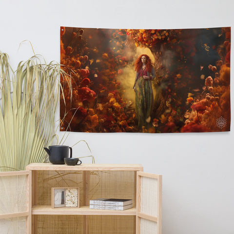 Brigid Goddess Flag Wall Art