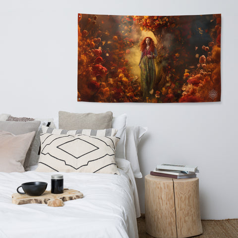 Brigid Goddess Flag Wall Art