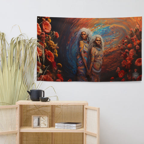 Wawalag Sisters Flag Wall Art