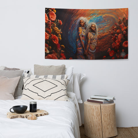 Wawalag Sisters Flag Wall Art