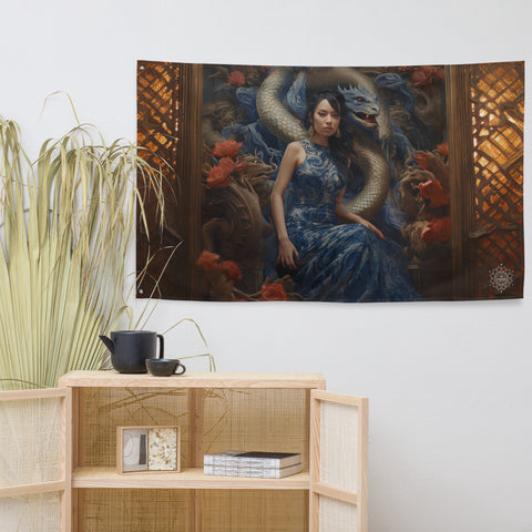 Tiamat Goddess Flag Wall Art