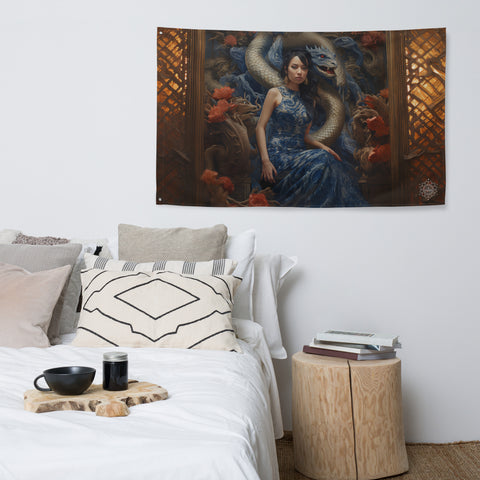 Tiamat Goddess Flag Wall Art