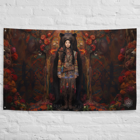 Ungnyeo Goddess Flag Wall Art