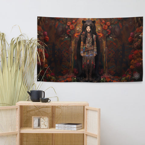 Ungnyeo Goddess Flag Wall Art