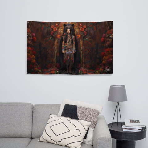 Ungnyeo Goddess Flag Wall Art