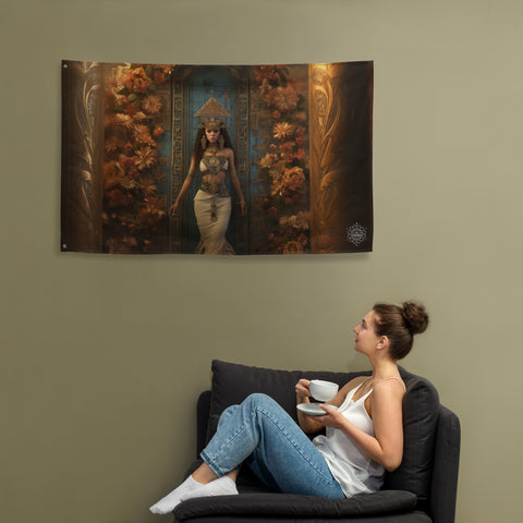 Nisaba Goddess Flag Wall Art