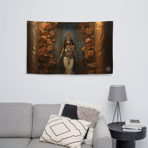 Nisaba Goddess Flag Wall Art