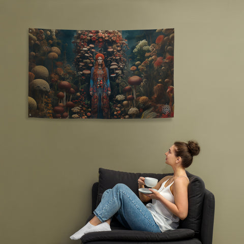 Mielikki Goddess Flag Wall Art