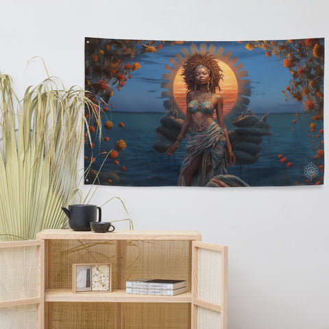 Mawu Goddess Flag Wall Art