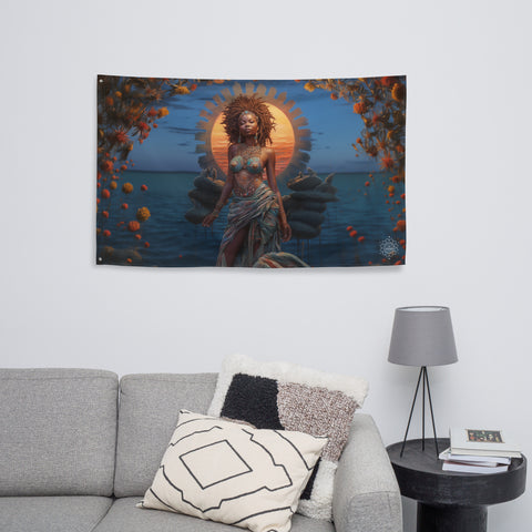 Mawu Goddess Flag Wall Art