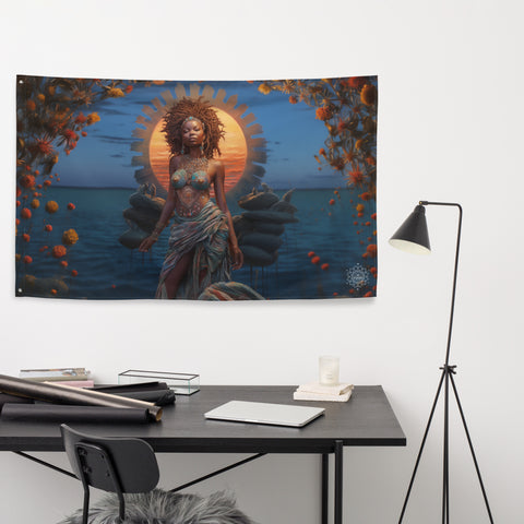 Mawu Goddess Flag Wall Art