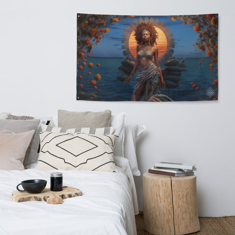 Mawu Goddess Flag Wall Art