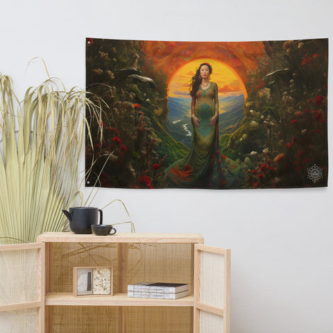 Mau Thuong Ngan Goddess Flag Wall Art