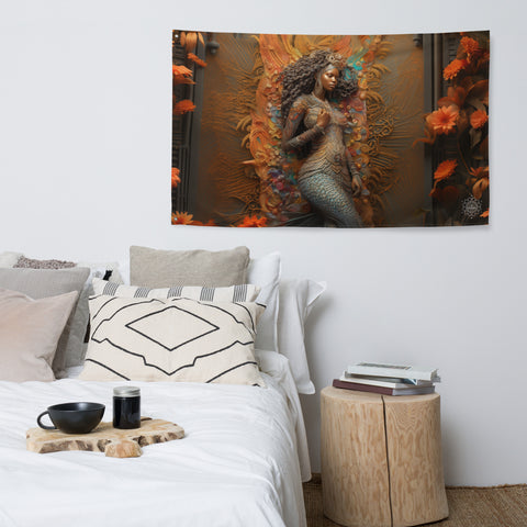 Mami Wata Goddess Flag Wall Art