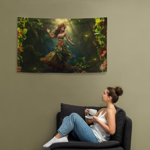 Laka Goddess Flag Wall Art