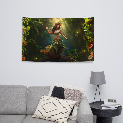 Laka Goddess Flag Wall Art