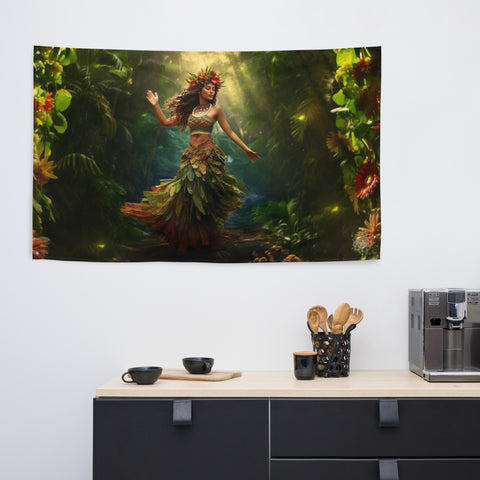 Laka Goddess Flag Wall Art