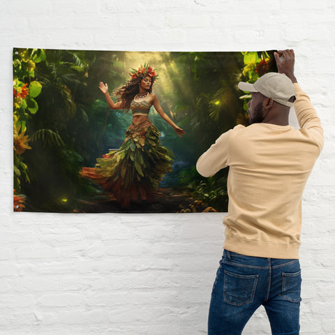 Laka Goddess Flag Wall Art