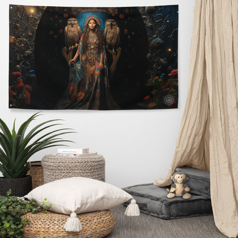 Jaci Goddess Flag Wall Art