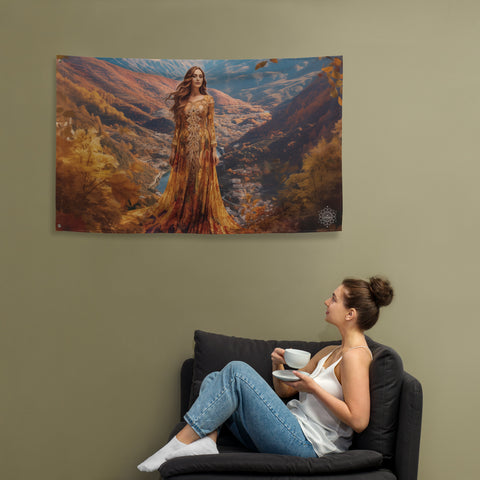 Amalur Goddess Flag Wall Art