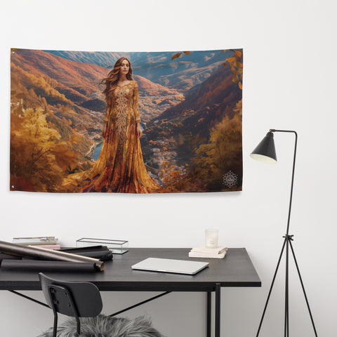 Amalur Goddess Flag Wall Art