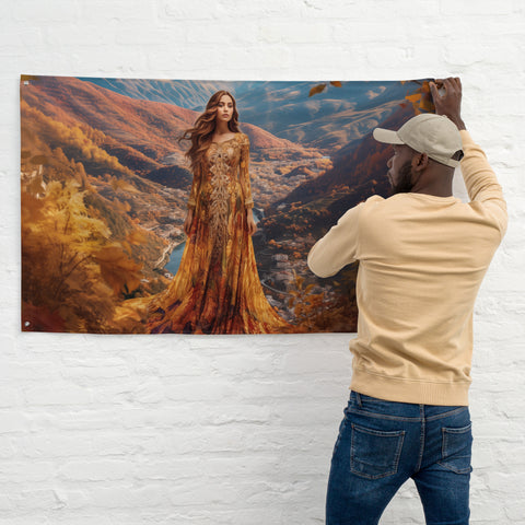 Amalur Goddess Flag Wall Art