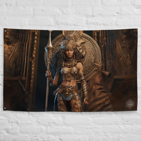 Anat Goddess Flag Wall Art