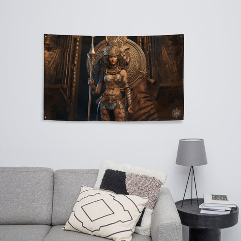 Anat Goddess Flag Wall Art