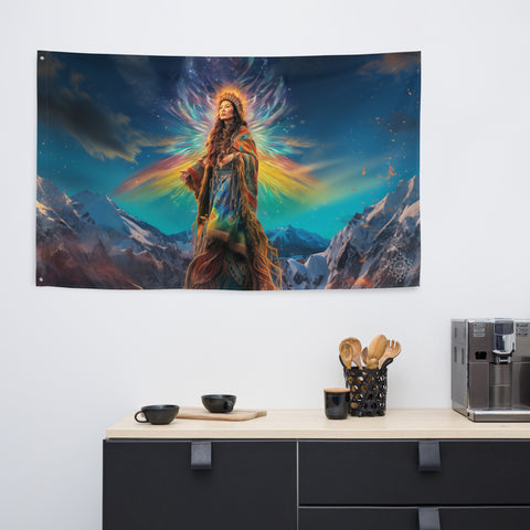 Arnarquagssaq Goddess Flag Wall Art