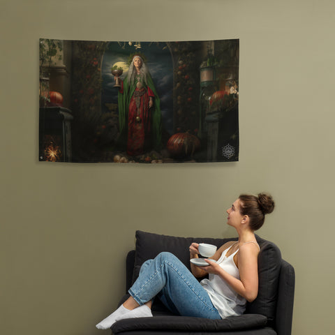 Cerridwen Goddess Flag Wall Art