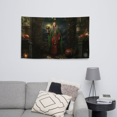 Cerridwen Goddess Flag Wall Art
