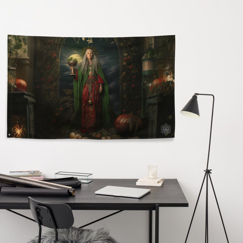 Cerridwen Goddess Flag Wall Art