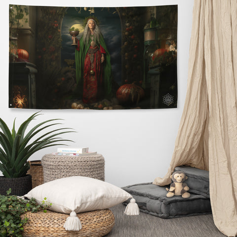 Cerridwen Goddess Flag Wall Art