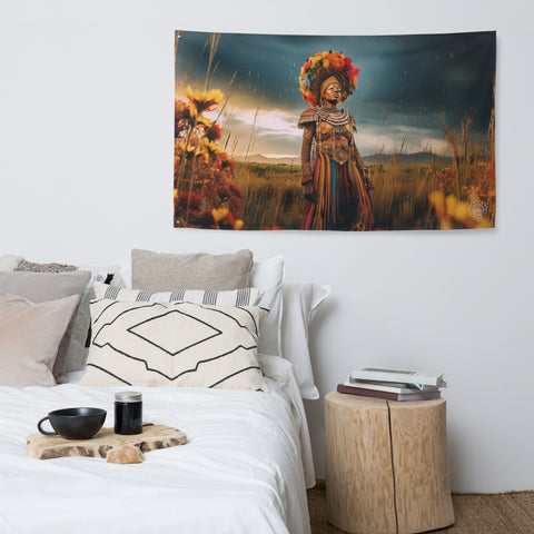 Mbaba Mwana Waresa Goddess Flag Wall Art