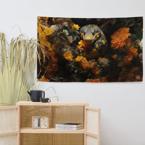 Anaconda Spirit Animal Flag Wall Art