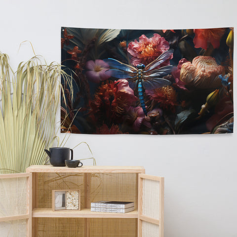 Dragonfly Spirit Animal Flag Wall Art