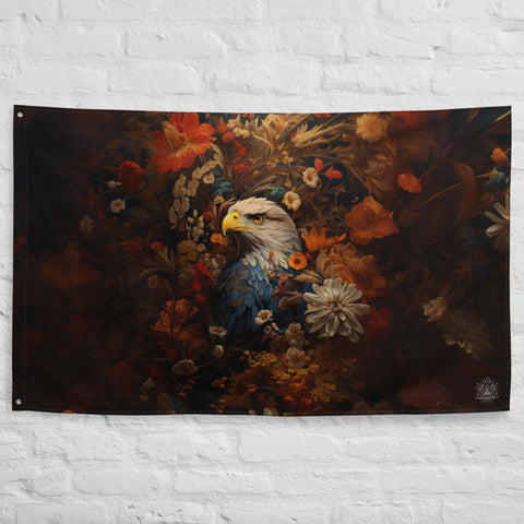 Eagle Spirit Animal Flag Wall Art