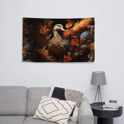 Goose Spirit Animal Flag Wall Art