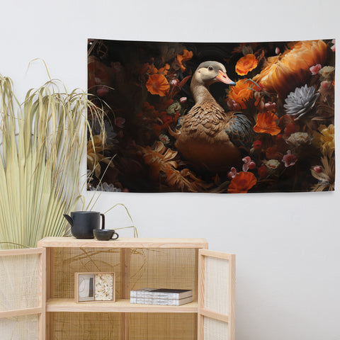 Goose Spirit Animal Flag Wall Art