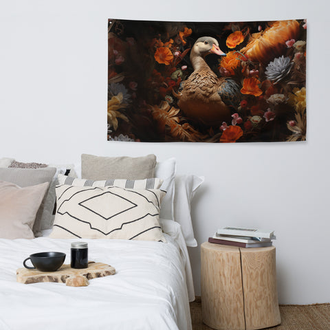 Goose Spirit Animal Flag Wall Art