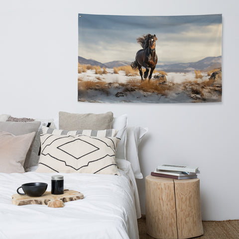 Horse Spirit Animal Flag Wall Art
