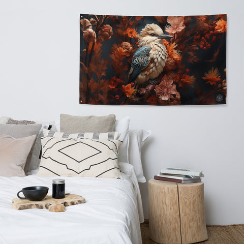 Kookaburra Spirit Animal Flag Wall Art
