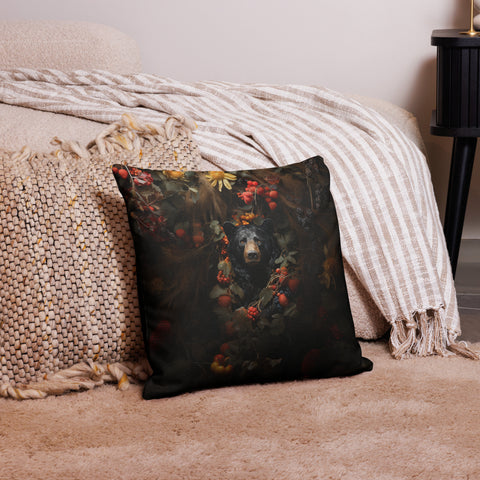 Black Bear Spirit Animal Cushion Covers