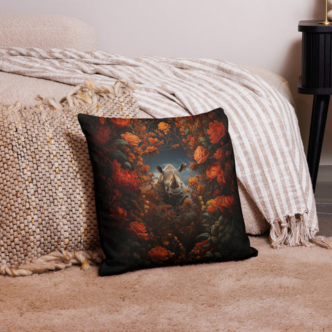 Rhinoceros Spirit Animal Cushion Covers