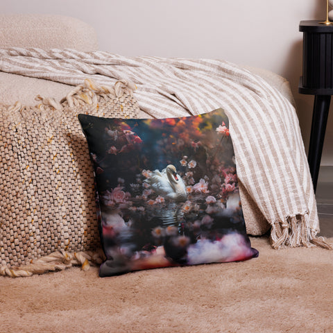 Swan Spirit Animal Cushion Covers