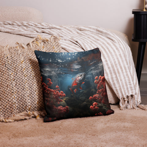 Salmon Spirit Animal Cushion Covers