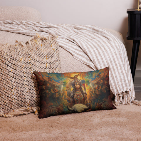 White Buffalo Calf Woman Goddess Cushion Covers