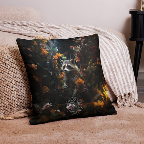 Raccoon Spirit Animal Cushion Covers