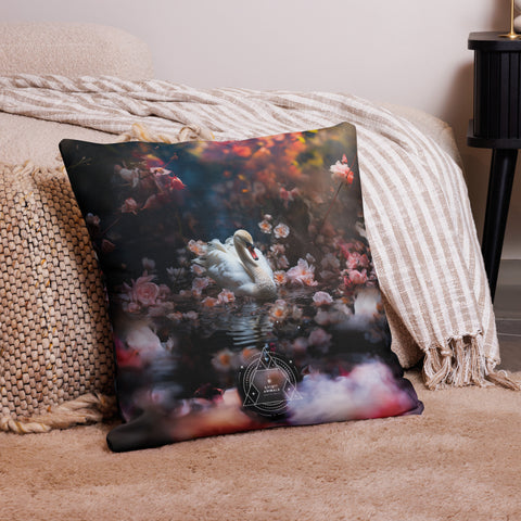 Swan Spirit Animal Cushion Covers